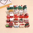 thumbnail image 3 of CHAO Mini Tren De Madera, Decoraciones De Trenes De Navidad, Decoración De Navidad, Decoraciones De Navidad De Caravana En Miniatura, Mini Figura Decoración De Interiores Del Hogar, 3 of 4