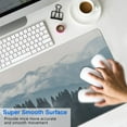 thumbnail image 2 of Precision Gaming on a Large Scale with XXL Mouse Mat - Non-Slip Desk Pad with Forest Background Pattern, Durable Stitched Edges - 31.5 x 11.8 Inches, 2 of 7