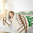thumbnail image 5 of Manfei Kids Rugby Game Bedding Comforter Set,American Rugby Games Sport Twin Comforter Sets,Beige Green Brown Bedding Set For Boys Teens,Microfiber Bedroom Decor Reversible,2 Pieces, 5 of 9