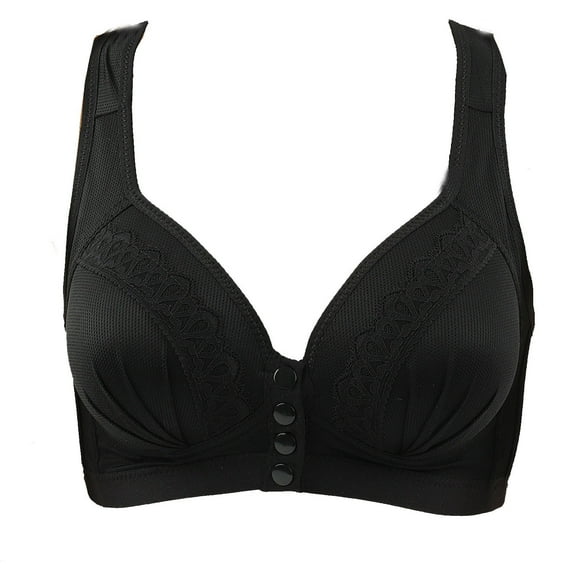 Padded Nursing Bras Women Padded Bra Feature V-Neck Full-Figure Bra Style W-509 Pinks 46