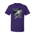 thumbnail image 2 of God's Lending Hand | Mens Inspirational/Christian Graphic T-Shirt, Purple, 4XL, 2 of 3