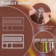 thumbnail image 4 of Embroidery Floss Bobbins 50pcs Floss Organizer Embroidery Thread Cards Clear Cross Stitch Thread Organizer Thread Holder Embroidery Cards for Sewing Storage Thread Organizer 1.2x1.9inch, 4 of 6