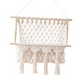 thumbnail image 2 of Macrame Tapiz de Pared Boho Colgante Ornamento Artesanal Decorativo con Cuerda y Madera para Sala de Estar y Dormitorio Adecuado para Regalos Decoración del Hogar Oficina Dormitorio Galería, 2 of 9