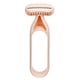 thumbnail image 1 of Afeitadora manual para mujeres, cortadora de vello de axilas portátil, afeitadora multiusos lavable, 4 piezas, 1 of 5