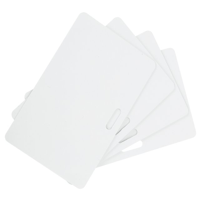 40 Cartes Vierges 30mil Cartes d'Identité Cartes en Plastique Blanches