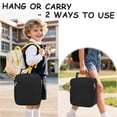 thumbnail image 6 of GYEUKHAM Kids Insulated Lunch Box, Mini Cooler Thermal Meal Bag with Buckle & Mesh Side Pocket, Back to School Tote for Girls & Boys,Black, 6 of 8
