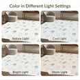 thumbnail image 7 of ODIKA 9'x12' Blue Cream Ocean Abstract Washable Area Rug Modern Geometric Design with Subtle Elegance for Great Room, Indoor Concept, Large Living Low Pile, Flatwoven, 7 of 7