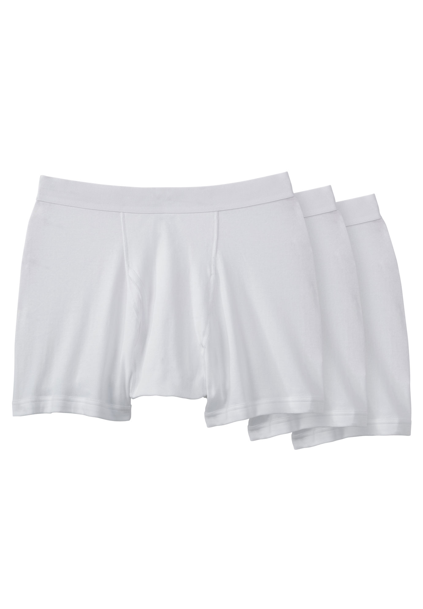 KingSize Mens Big /& Tall Cotton Mid-Length Briefs 3-Pack Underwear