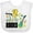 AA-White, variant on Inktastic Being Two Rocks- second birthday Boys or Girls Baby Bib