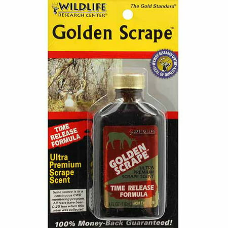 WILDLIFE GOLDEN SCRAPE 4OZ DEER SCENT DISPENSER (Best Deer Urine For Hunting)