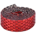 thumbnail image 2 of 100cm Dense Rhinestone Chain Hotfix Glass Crystal Ribbon Garment Dress Bag DecorationRed 2cm 8 Row, 2 of 8