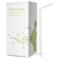 thumbnail image 1 of 200 Count 100% Plant-Based Compostable Straws - Plasticless Biodegradable Flexible Drinking Straws - A Fantastic Eco Friendly Alternative to Plastic Straws, 1 of 4