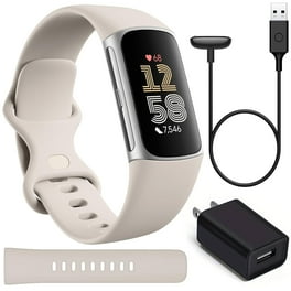 Fitbit Charge 6 Porcelain/Silver アルミニウム Google Fitbit Charge 6 - Porcelain / Silver アルミニウム