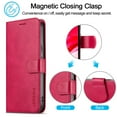 thumbnail image 6 of LC.IMEEKE Leather Case For Google Pixel 9a,Premium PU Leather Flip Folio Wallet Case with Card Slot Magnetic Closure Shockproof Kickstand Protective Phone Cases Cover,Red,For Google Pixel 9a, 6 of 10