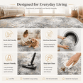 thumbnail image 3 of Roomisland Area Rugs 5x7FT Washable for Living Room, Non Slip Modern Abstract Carpet Stain Resistant Soft Low Pile Indoor Floor Rug for Bedroom Kitchen Home Office, 3 of 8
