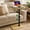 Natural, variant on Artmeer 360 Degree Swivel TV Tray Table for Couch Adjustable Height Sofa Side C Table Laptop Desk with Phone Tablet Slot Small Space, Walnut