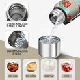thumbnail image 3 of 20 Oz Pioneer Flower Coffee Tumbler Double Wall Insulated Stainless Steel Water Bottle | Metal Reusable Thermoses Flask with Cup Cap | Leak & Sweat Proof with Anti-Dust Lid, 3 of 7
