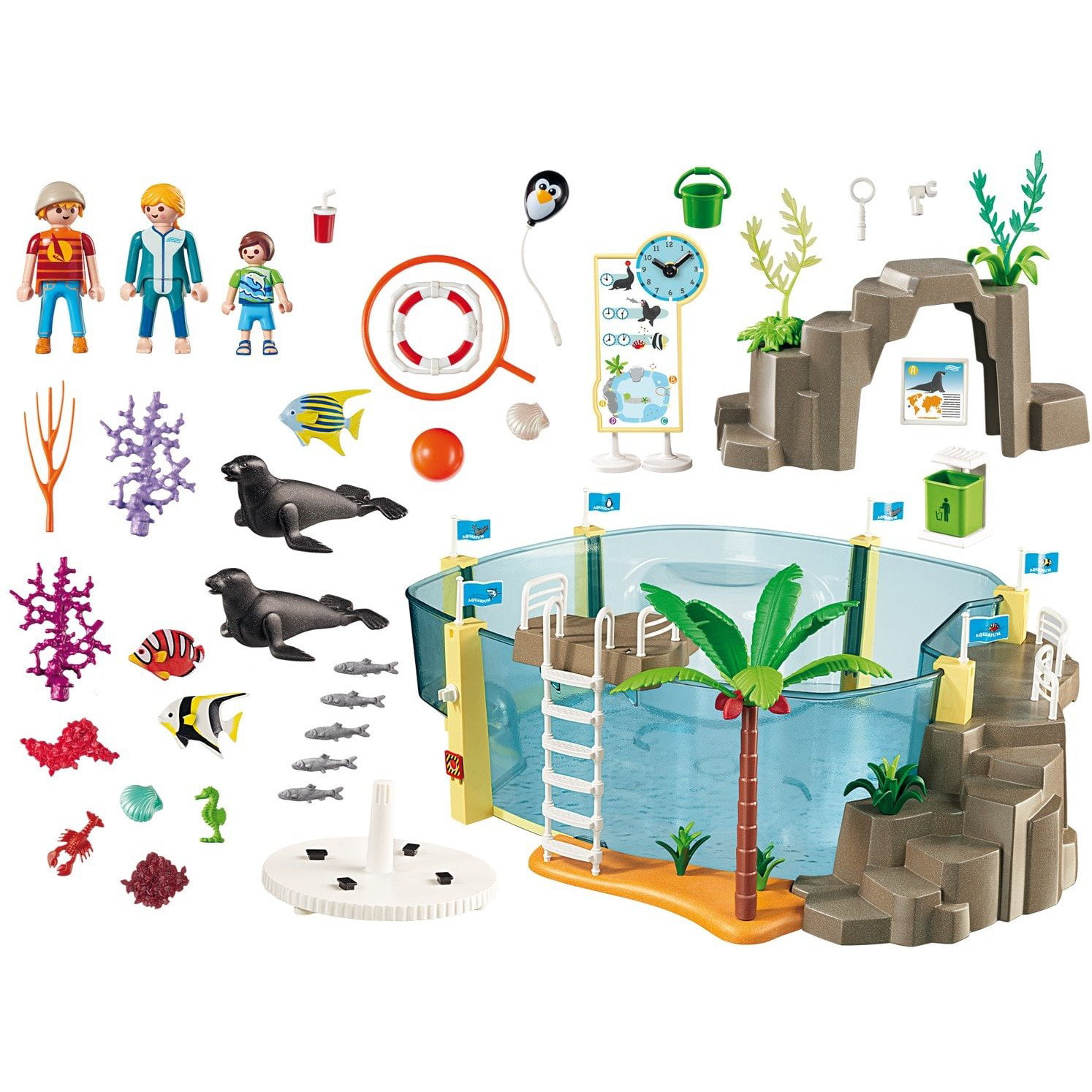 Playmobil Family Fun Aquarium Enclosure Set #9063 