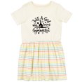 thumbnail image 3 of Inktastic Just a Girl Who Loves Gymnastics Girls Toddler Dress, 3 of 5
