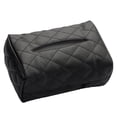 thumbnail image 2 of Joernso Car Faux Leather Sun Viper Back Seat Hanging Tissue Box Paper Holder Container, 2 of 3