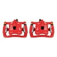 thumbnail image 2 of Power Stop Rear Pair of Red Powder Coated Calipers S5020, 2 of 4