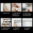 NoDrill Blinds with 4PCS Adhesive Brackets & Hardware