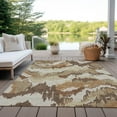 thumbnail image 6 of Addison Rugs Chantille Indoor/Outdoor Transitional Abstract Chocolate Washable Rectangle Rug, 8' x 10', 6 of 6