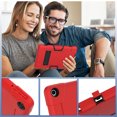 thumbnail image 2 of Dteck for Walmart Onn 10.1 Inch 3rd Gen Case 2022 with Built in Kickstand, Heavy Duty Kids-Friendly Hybrid Shockproof Rugged Protective Cover for Onn 10.1" 2022 Model 100071485,Red + Black, 2 of 8