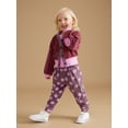 thumbnail image 4 of Little Star 100% Organic Cotton 4-Piece Toddler Girl Outfit Set, 4 of 15