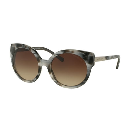 Michael Kors ADELAIDE I MK2019 Sunglasses 311413-55 - Metallic Black Marble Frame, Smoke Gradient