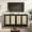 Black, variant on M optimized TV Stand for TVs Up to 70'', Natural Rattan Entertainment Center with Storage Cabinets, Boho Media Console Table for Living Room, Farmhouse Cabinet