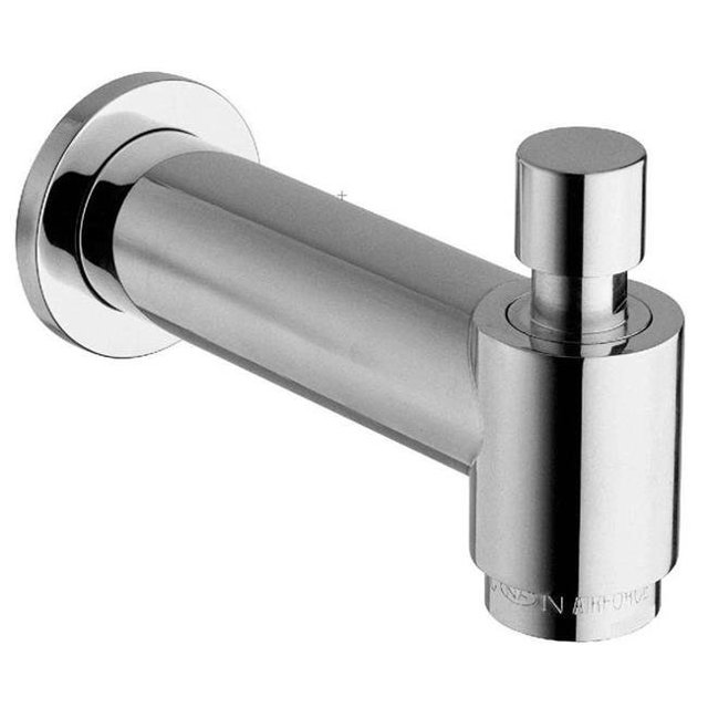 12144-15-30 Faucets Tubular Brass Designer 6 Tub Spout, Designer Matte Gray Finish Model