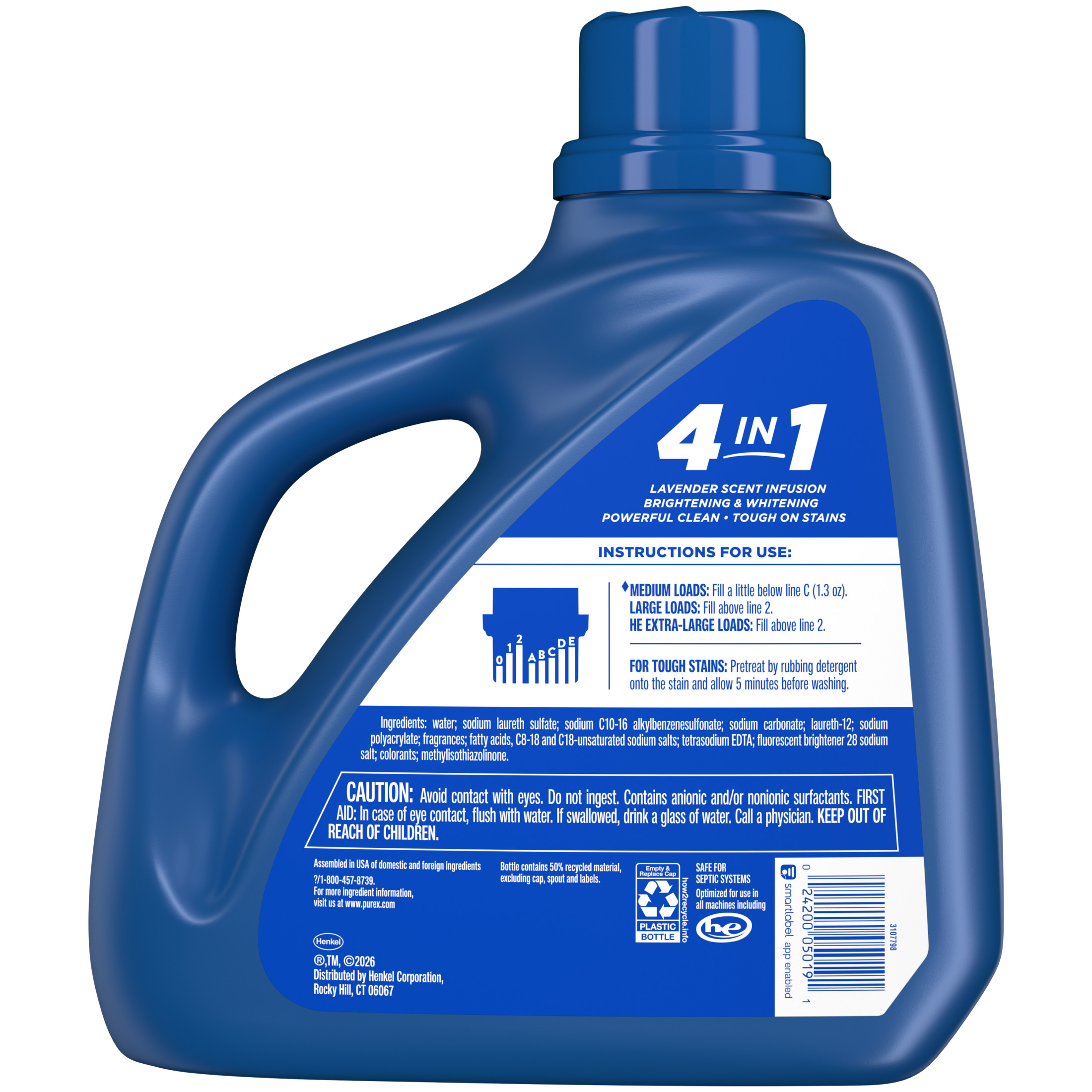 Purex Fresh Lavender Fields Liquid Laundry Detergent photo 8