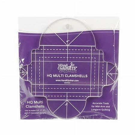 UPC: 0810940020972 | Handi Quilter Multi Clamshell Quilt Template Ruler