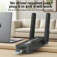thumbnail image 6 of Wireless USB 3.0 WiFi Adapter AC1300Mbps (Ultimate Gaming Edition), High Gain Dual 5dBi Antennas, Dual Band 5GHz/2.4GHz Network Card for Desktop PC, Lag-Free for 4K Streaming & Online Gaming., 6 of 10