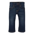 thumbnail image 1 of Botas Jeans Wrangler para bebés con cinco bolsillos, corte azul oscuro, 0-3 m, 1 of 5
