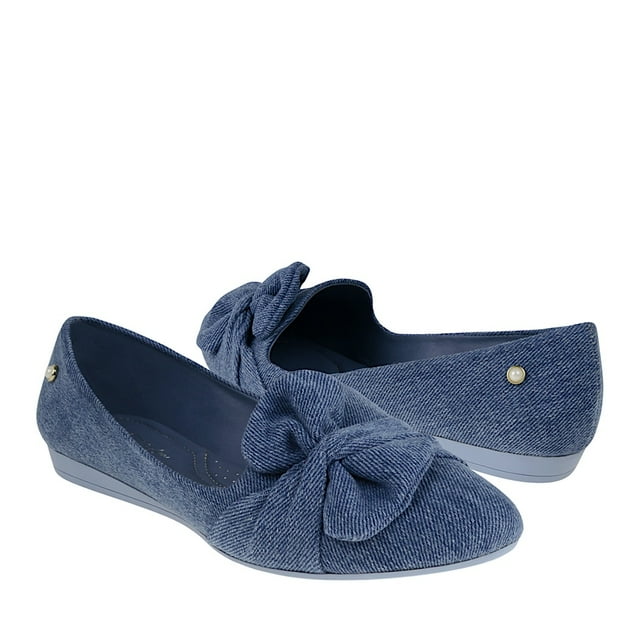 ZAPATOS DAMA MY CLASBEN GARDENIA TEXTIL AZUL MY CLASBEN GARDENIA