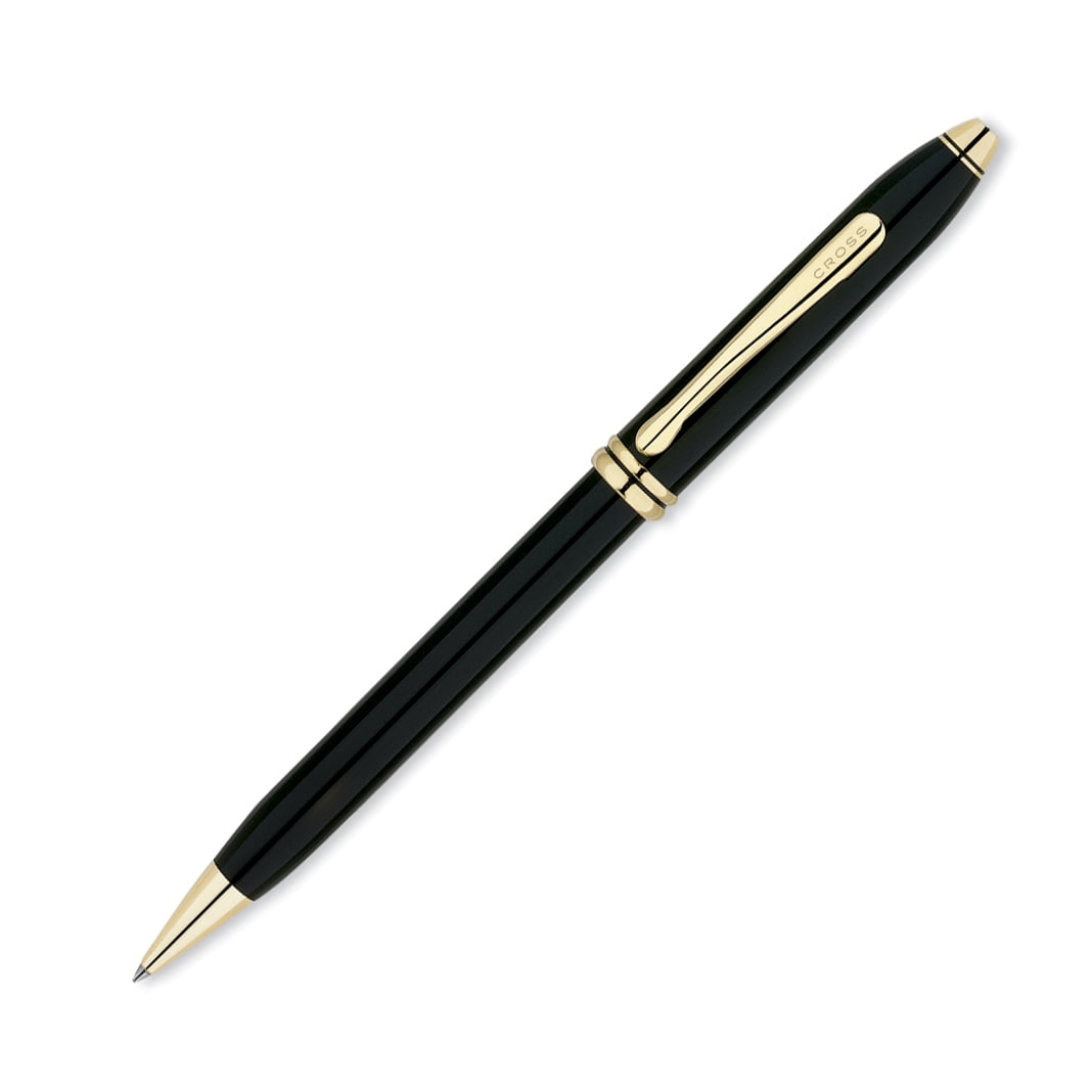 Cross Townsend Black Lacquer (new wider) Ballpoint Pen - Walmart.com