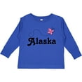 thumbnail image 3 of Inktastic Alaska Butterfly Girls Long Sleeve Toddler T-Shirt, 3 of 5