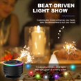 thumbnail image 3 of Altavoz Bluetooth BassPal IPX7 resistente al agua con pantalla LED, 3 of 7