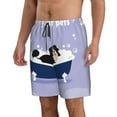 thumbnail image 2 of Fuzoiu Bernese Mountain Dog Sitting Bath Tub Print Men's Beach Shorts,Men's Swim Trunks,Quick Dry Board Shorts with Pockets,Men's Bathing Suits for Surfing, Running, and Casual Wear-Medium, 2 of 6