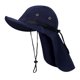 thumbnail image 2 of Sombrero para el solapa para el cuello, sombrero de pesca, senderismo, protección solar ligera, sombrero de , sombrero con visera Azul profundo, 2 of 8