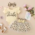 thumbnail image 4 of Lovebay Infant Baby Girl Cake Smash Clothes Outfits, Romper+ Tulle Skirt+ Headband Clothing Set 0-18M, 4 of 13