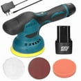 thumbnail image 2 of Polishing Cordless Eccentric Car Polisher 8 Gears Of Speeds Adjustable Electric Auto Polishing Machine Multifunctional Metal Waxing Wood Grinding Machine, 2 of 7