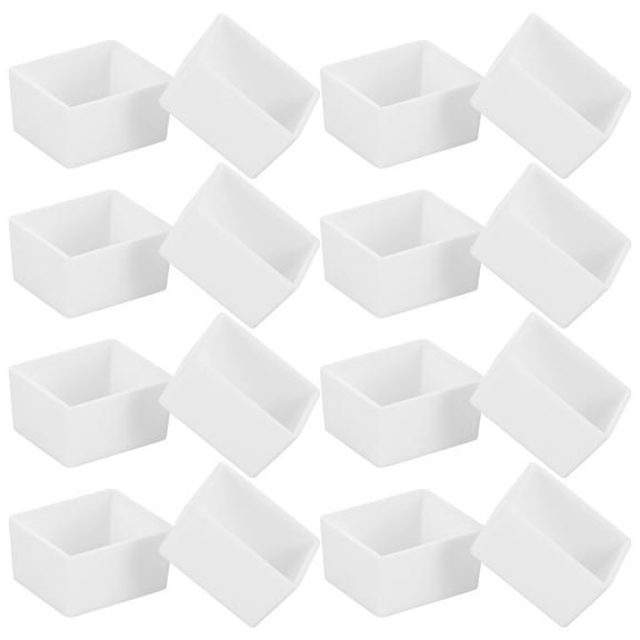 Raindrops 50Pcs Empty Watercolor Half Pans For Diy Plastic Simple Design