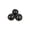 A002- Clear (B), variant on Juggling Balls Set, Black Red Stitched Leather Juggling Ball, Beginner Friendly Juggling Prop, Soft Weighted Toss Skill Training Ball, with Smooth Faux Leather Exterior for Casual