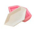 thumbnail image 1 of Techinal Irregular Silicone Resin Tray Molds Geode Agate Platter Molds Hexagon Coaster Resin Molds Tray Plate Resin Mold Tools, 1 of 12