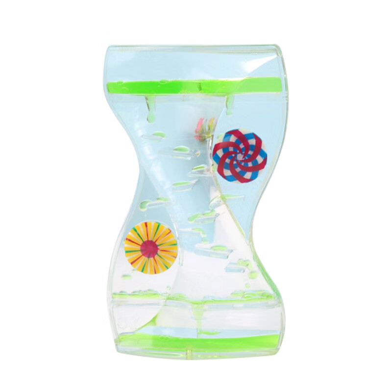 Papaba Hourglass,Moving Drip Oil Hourglass Liquid Bubble Timer Kids Toy