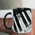 thumbnail image 2 of Dsscvnef Ceramic Coffee Mug with Musical Notes Design for Music Lovers Guitar Piano Violin Unique for Musicians Teachers and Enthusiasts, 2 of 5