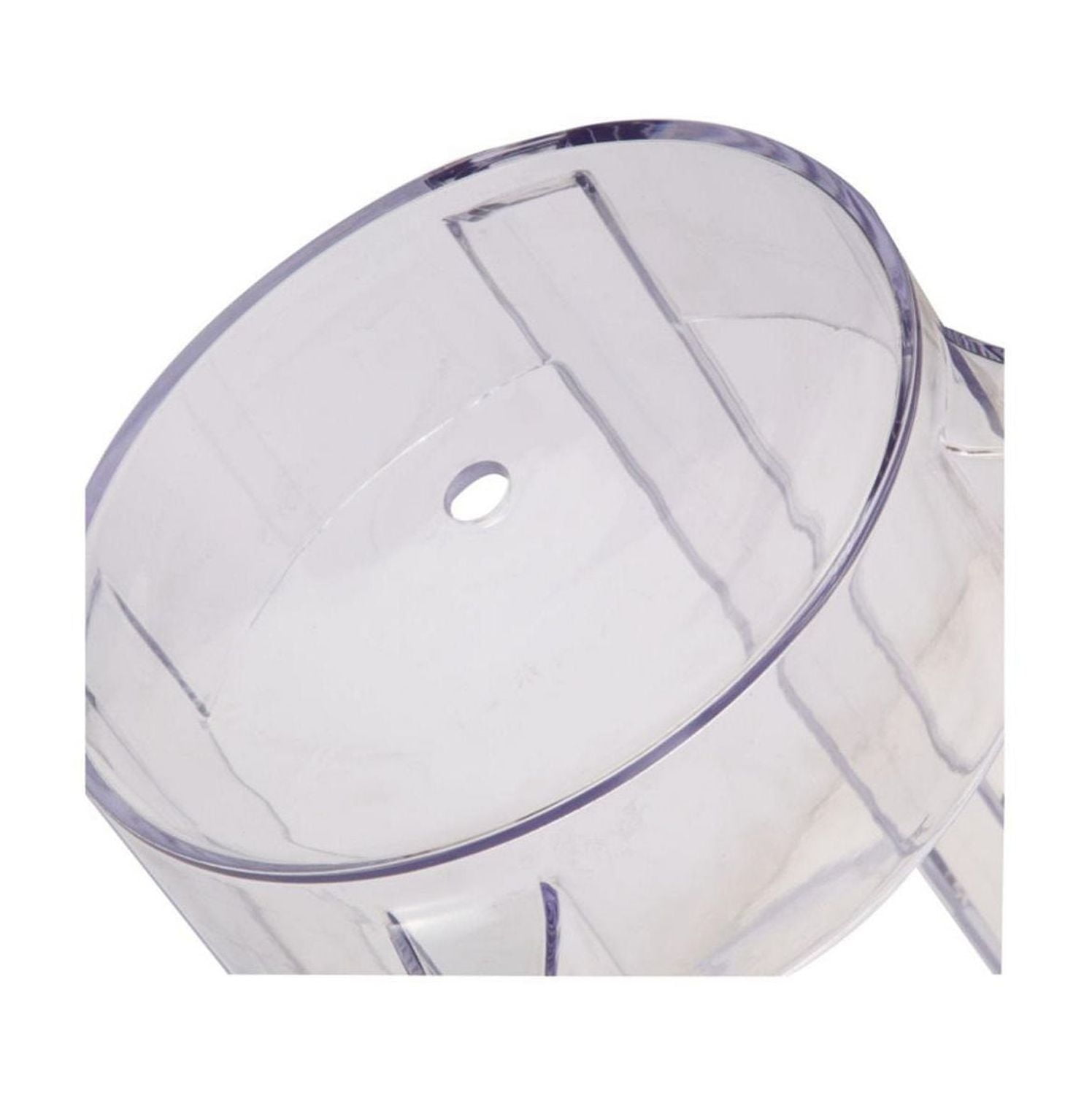 Heavenly Collection Tabouret de Comptoir en Plastique Transparent pour Cuisine et Bar